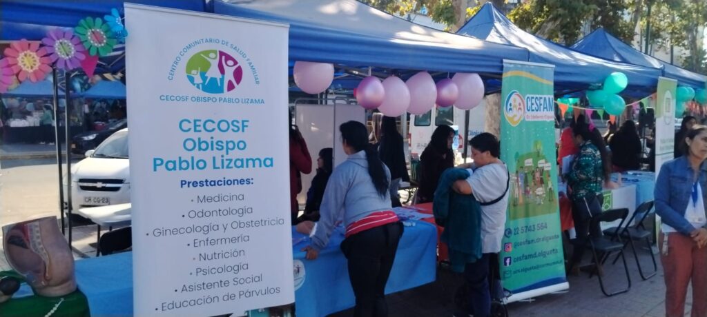 En plaza de armas realizan jornada por la prevención de cáncer de cuello uterino