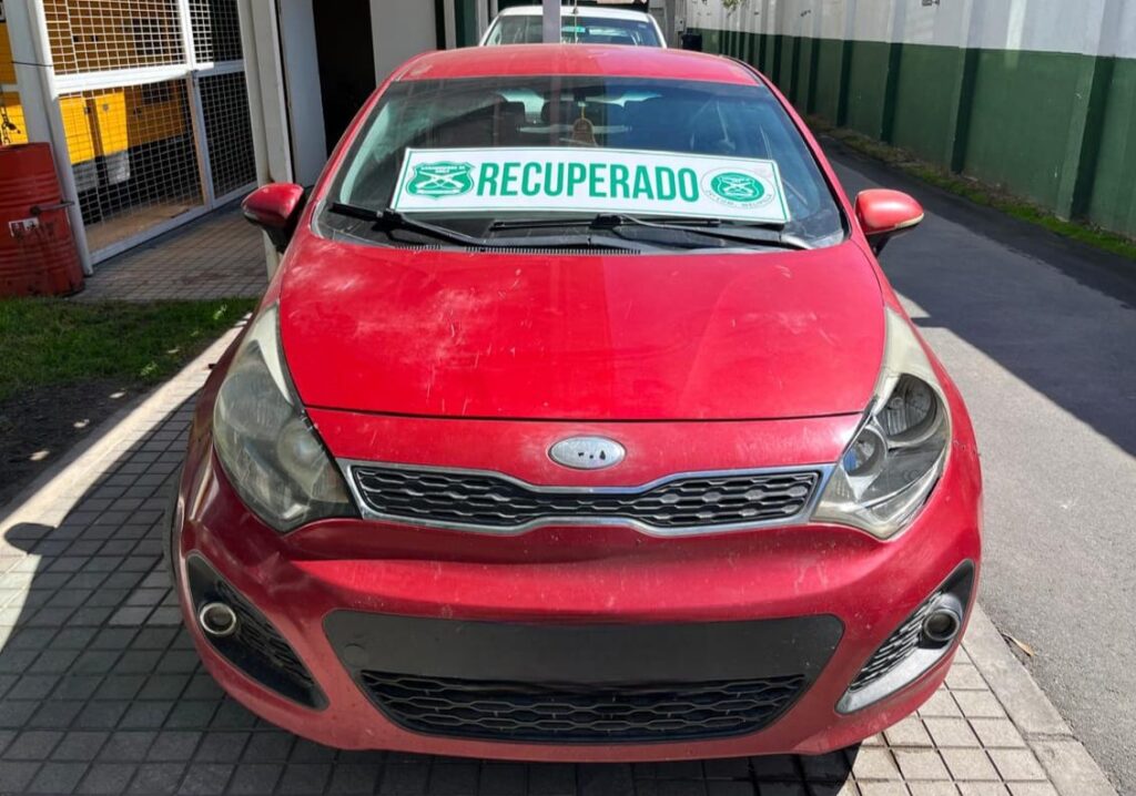 Detenido por receptación de vehículo motorizado