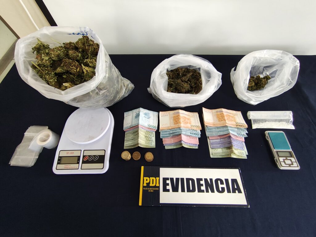 PDI desbarata foco de microtráfico en operativo en sector poniente