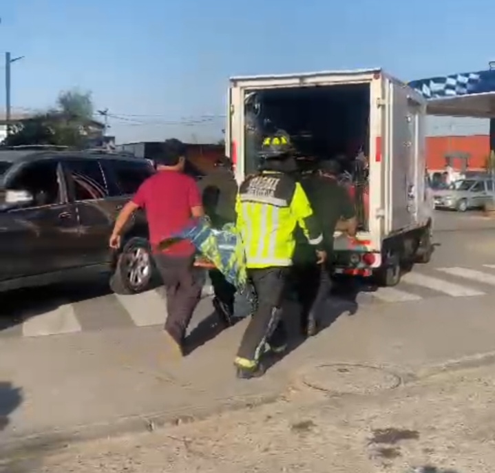 Lesionado en accidente de tránsito fue trasladado en un camión ante la falta de ambulancia