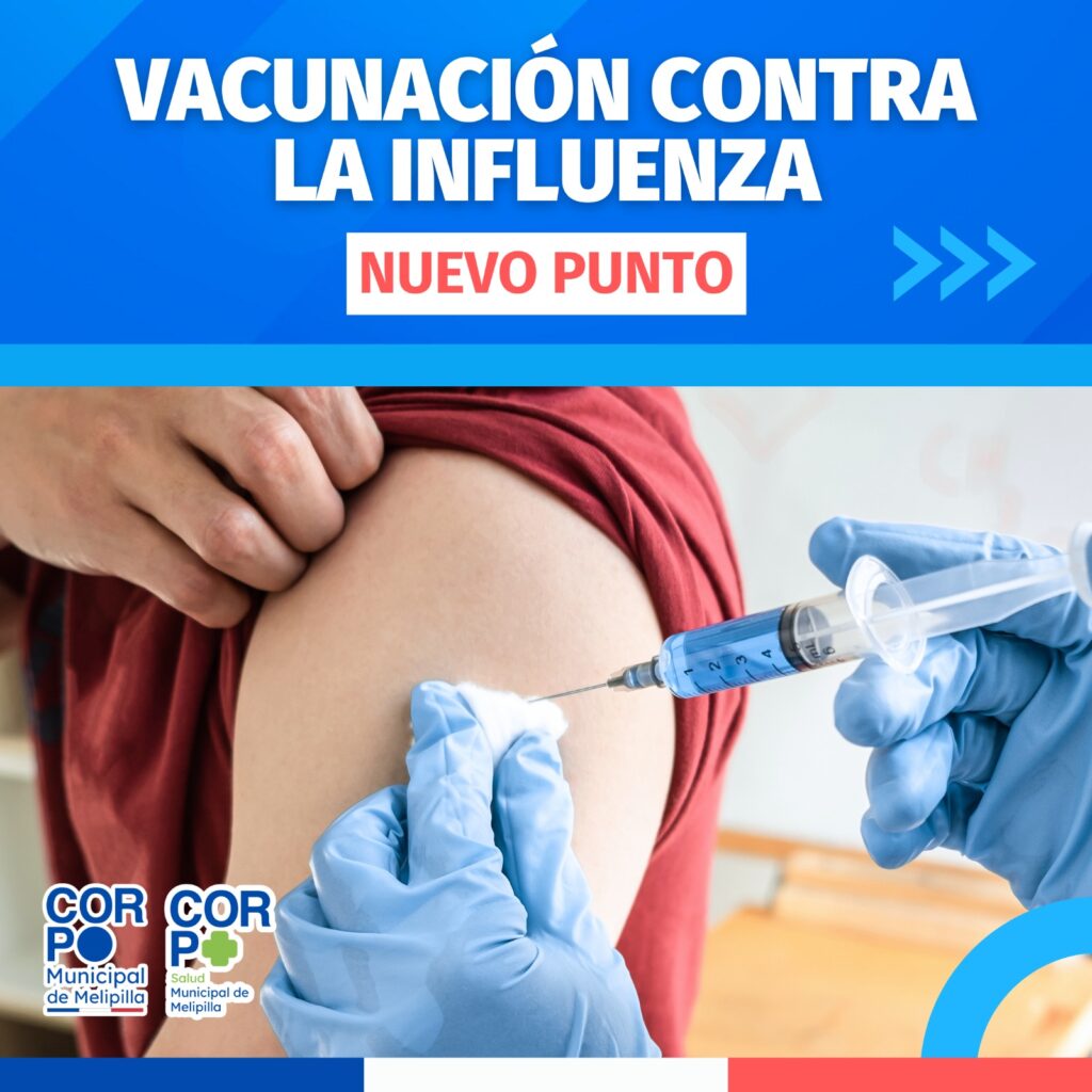 Corporación Municipal abre un nuevo punto de vacunación contra la Influenza en Mall Espacio Urbano