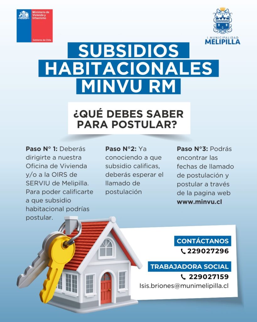 Oficina de Vivienda del municipio llama  a postular al subsidio de arriendo para personas mayores y con discapacidad