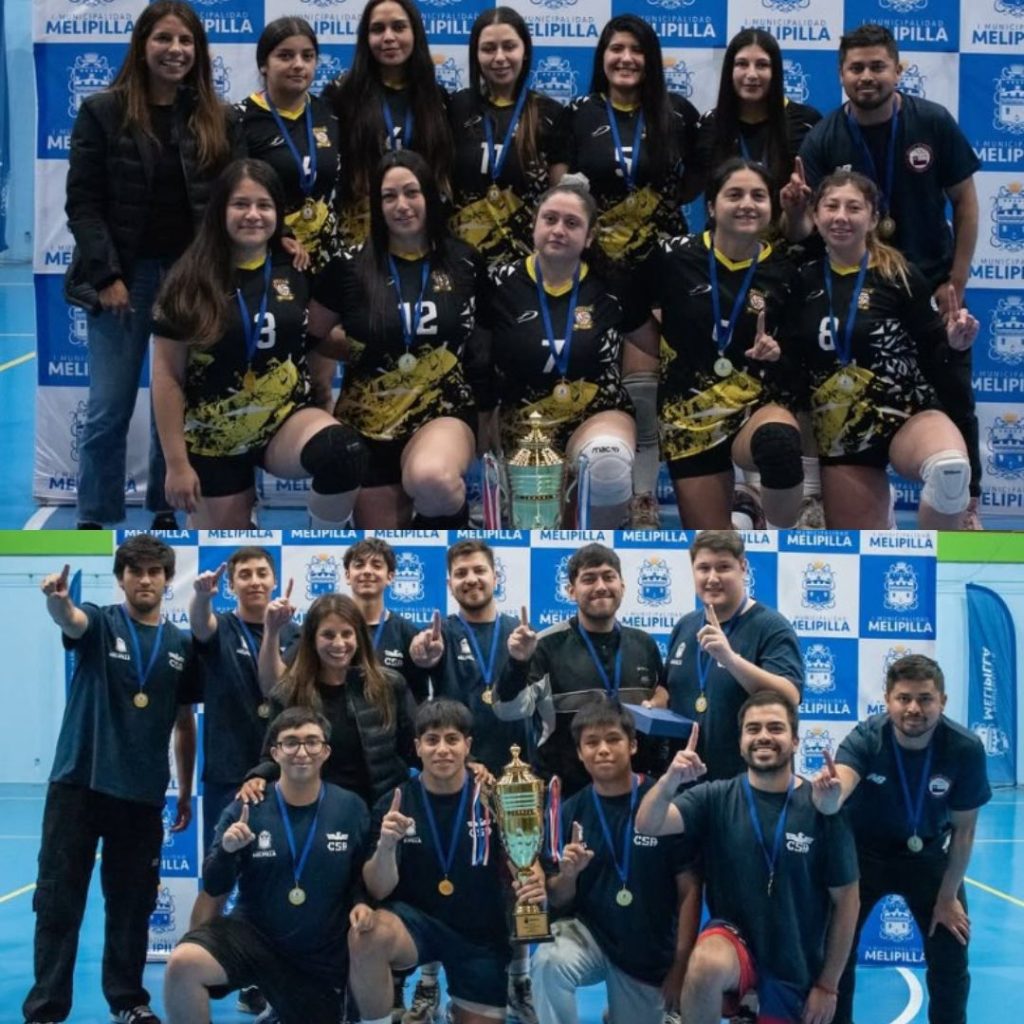 Colegio San Agustín y Urban se proclamaron campeones de la primera liga de voleibol municipal