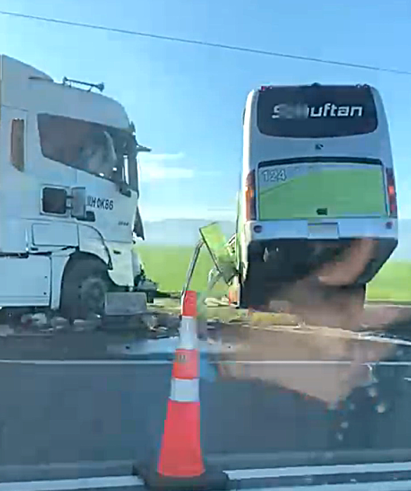 Una persona queda lesionada en accidente ocurrido esta mañana en la Ruta de la Fruta