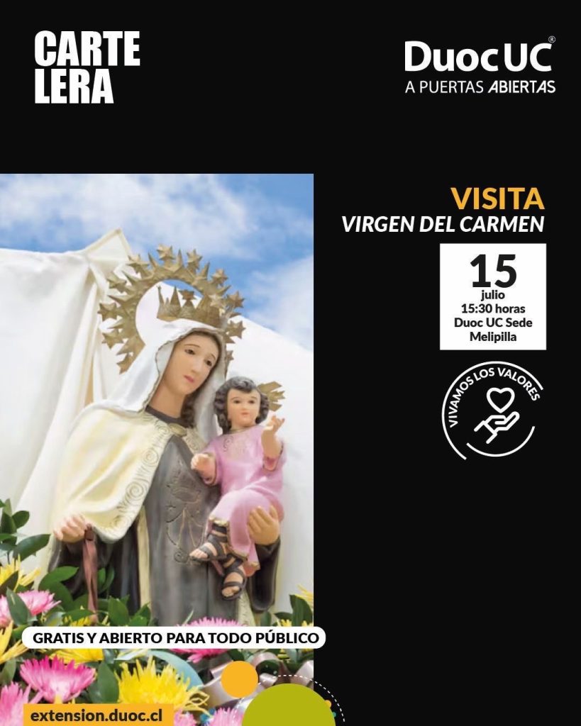 Peregrinación en Melipilla: Duoc UC se prepara para recibir a la Virgen del Carmen