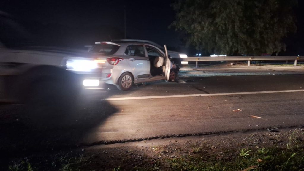 Colisión de alta energía en la autopista ruta 78, deja como saldo dos personas lesionadas