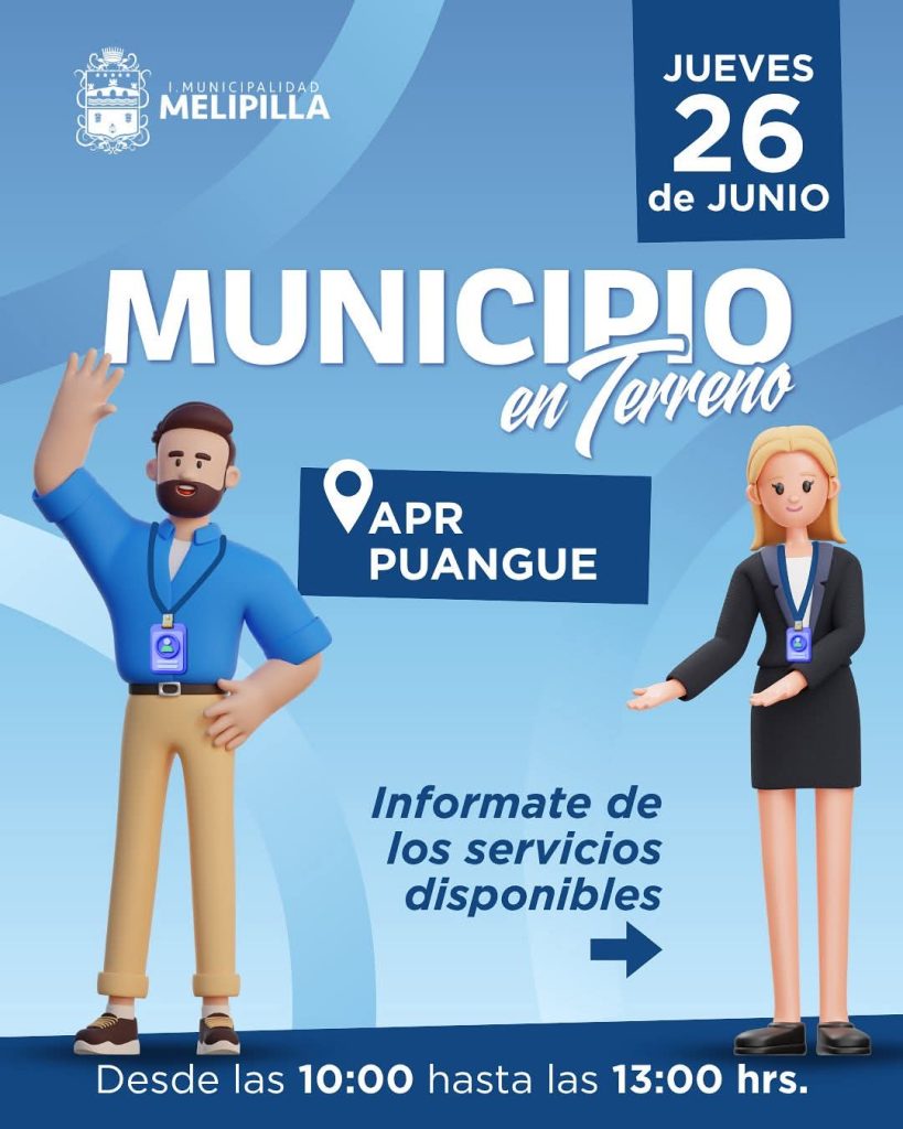 Municipio en Terreno llega a Puangue con múltiples servicios para la comunidad