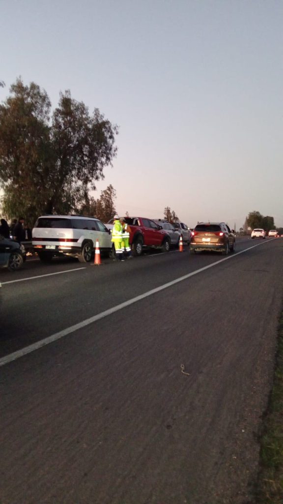 Un herido grave en colisión múltiple en la autopista Ruta 78
