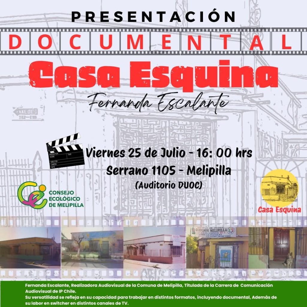 Invitan a documental “Casa Esquina”