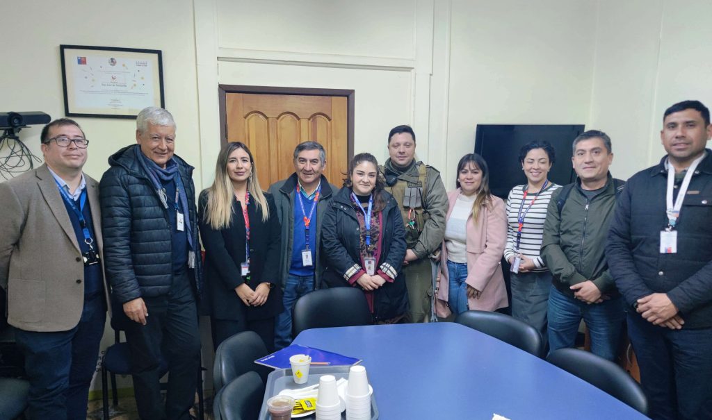 Coordinan medidas para reforzar la seguridad en el Hospital San José de Melipilla