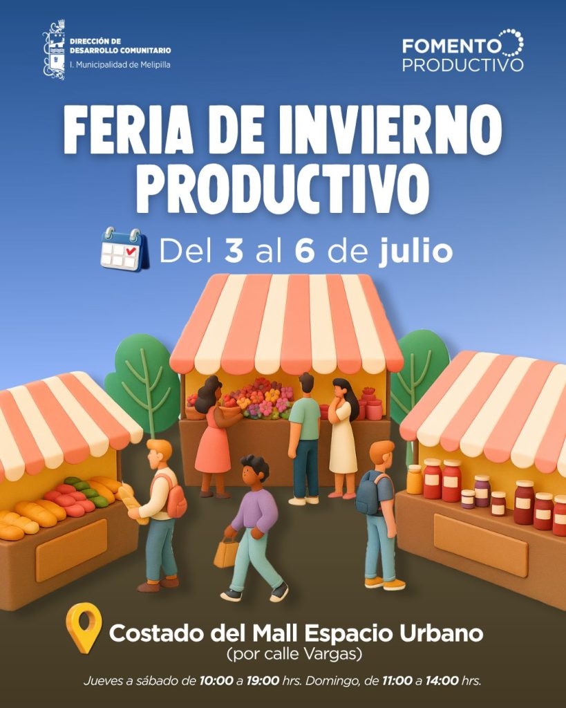 Feria de Invierno Productivo estará hasta el domingo a un costado de Mall Espacio Urbano