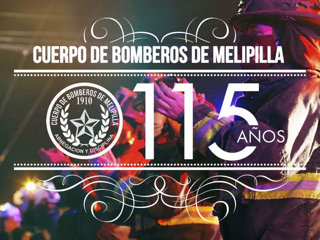 Bomberos de Melipilla conmemora 115 años de historia y servicio a la comunidad