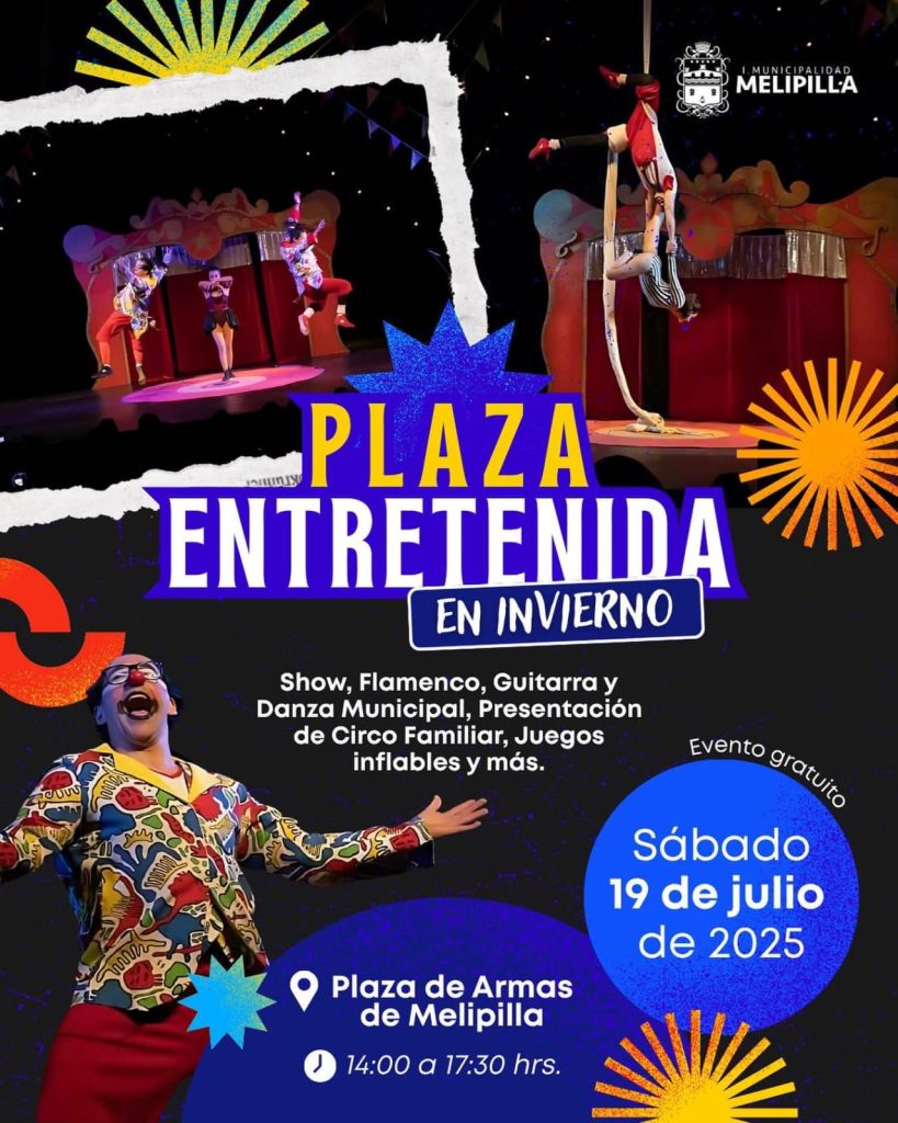 Este sábado la diversión llega a la Plaza de Armas con “Plaza Entretenida en Invierno”