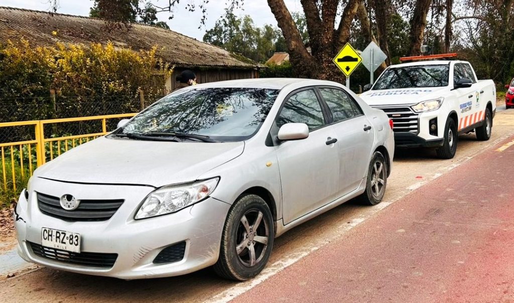 Patrulla mixta recuperó vehículo con encargo judicial vigente en María Pinto