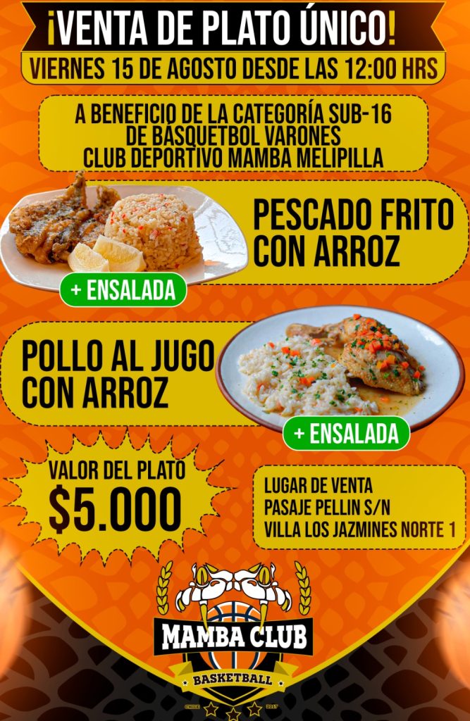 Club de basquetbol tendrá venta de plato único