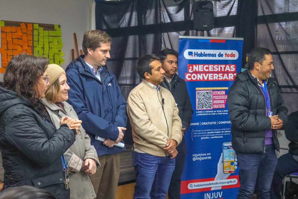 INJUV refuerza acciones preventivas contra la violencia escolar en liceos de Melipilla