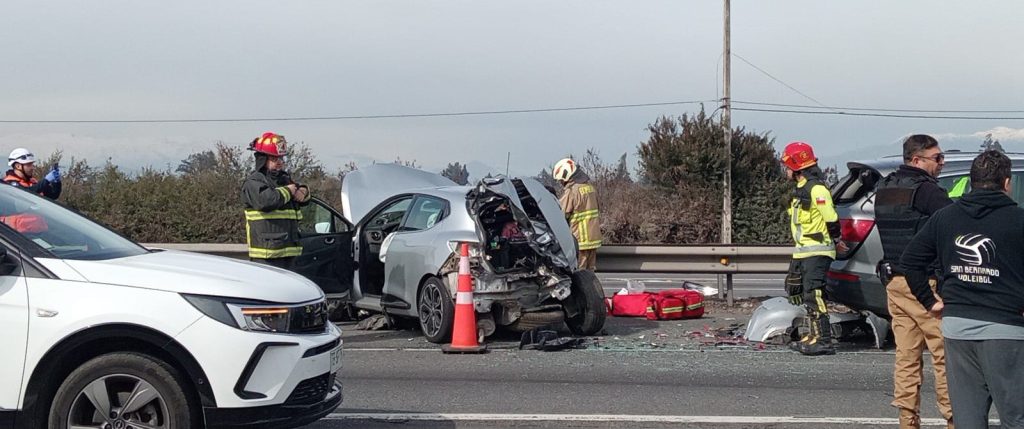 Cuarto accidente en zona crítica de Ruta 78 deja dos lesionados