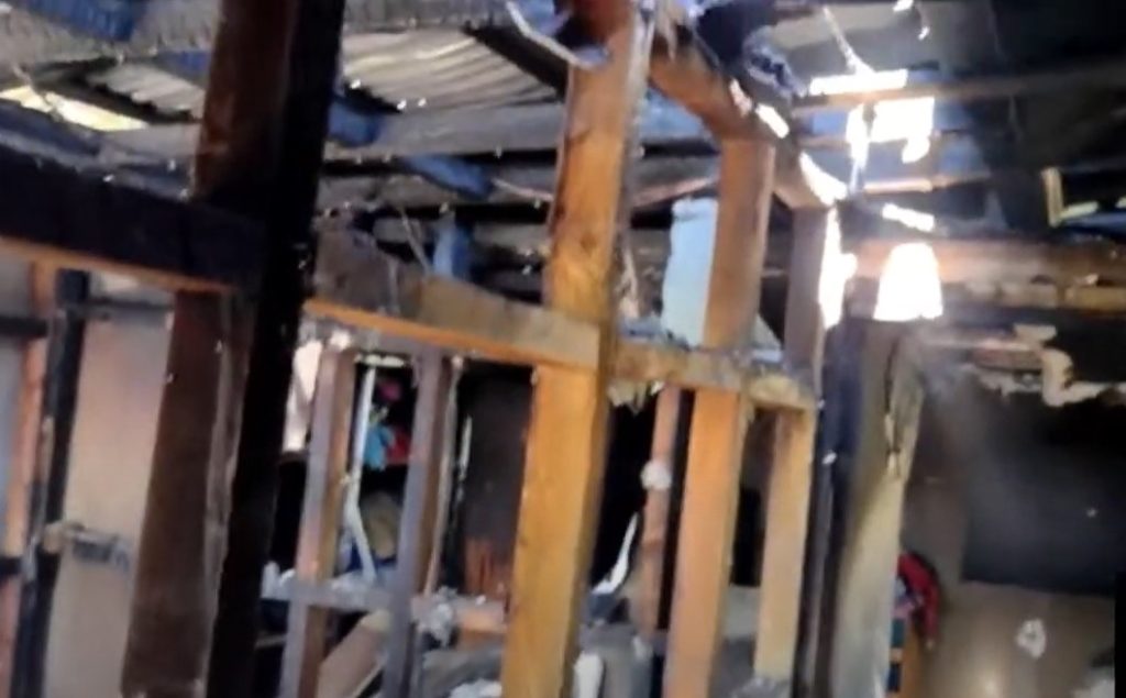 Vecinos se organizan para ir en ayuda de familia afectada por incendio