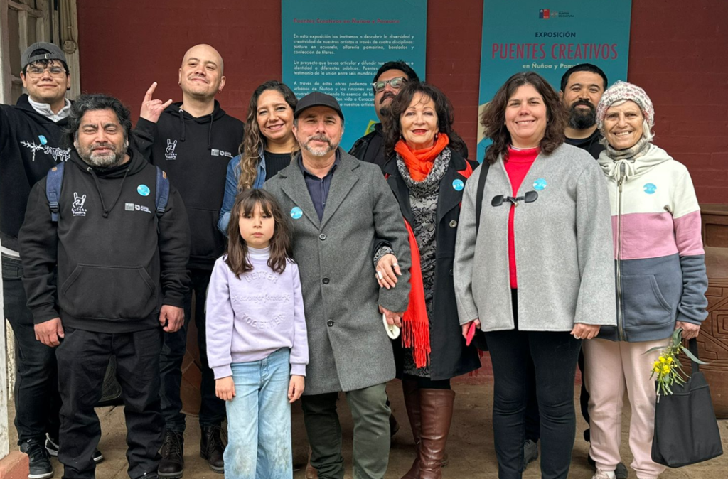 Exposición en El Tránsito marca el cierre del proyecto cultural “Puentes Creativos”