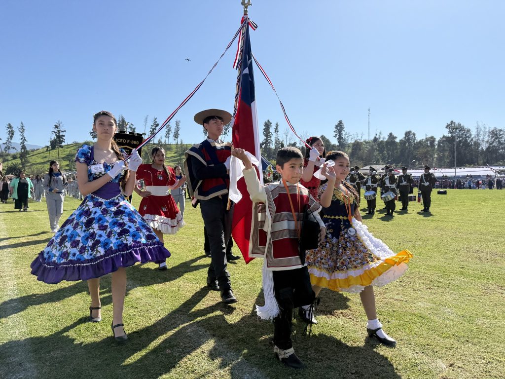 María Pinto celebró con impecable desfile un nuevo aniversario patrio