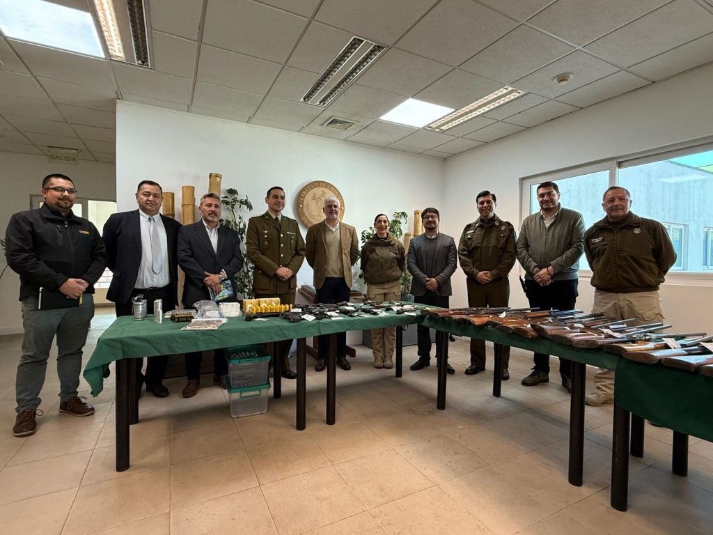 Campaña “Entrega tu arma” permite retirar 247 armas de fuego en la provincia de Melipilla durante 2025