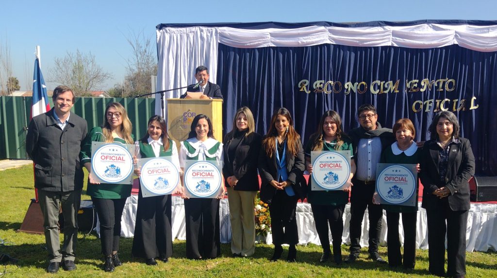 Cinco jardines infantiles reciben reconocimiento oficial