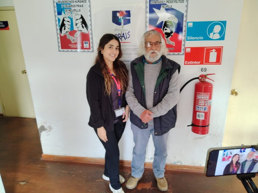 Hospital San José de Melipilla acompaña a usuarios del programa PRAIS en la conmemoración del 11 de Septiembre