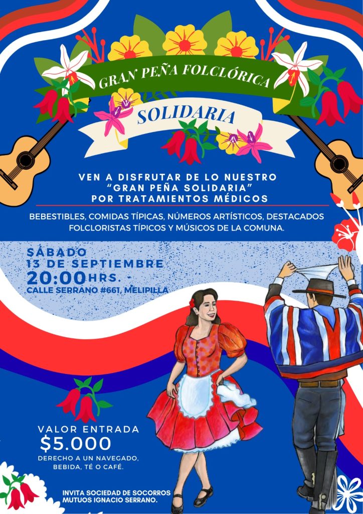“La ramá e’ la serrano pariente”: Sociedad de Socorros Mutuos Ignacio Serrano realiza peña solidaria