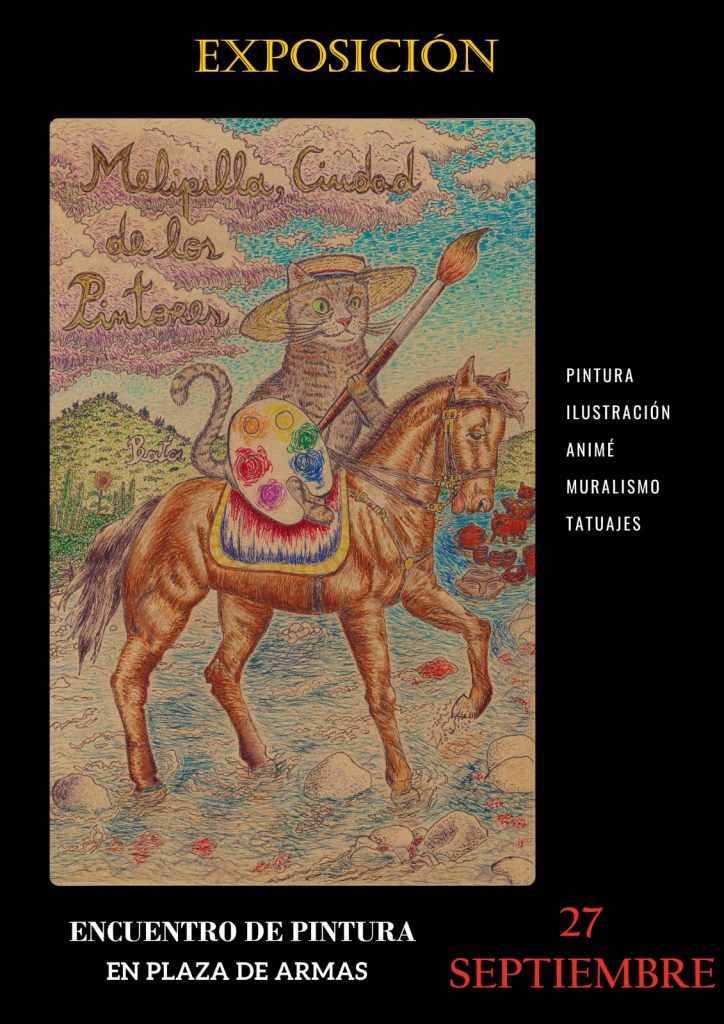 Este sábado se llevará a cabo una exposición de arte en la Plaza de Armas de Melipilla